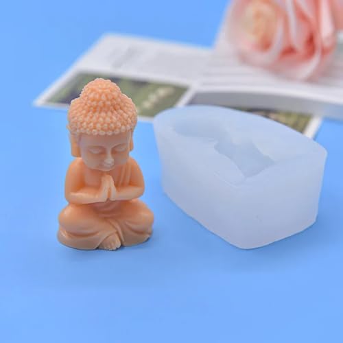 Gießformen aus Kunstharz, Buddha-Kerze, 3D-Buddha-Statue, Kerze, Gips, Harzform, Handwerk, Heimdekoration, 7,5 x 4,7 x 2,7 cm Gießformen aus Kunstharz, Buddha-Kerze, 3D-Buddha-Statue, Kerze, Gips, Harzform, Handwerk, Heimdekoration, 7,5 x 4,7 x 2,7 cm von LUPZENFUXIA