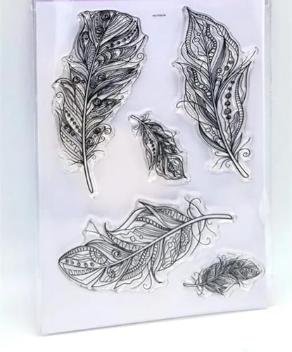 Kartenherstellungszubehör, Scrapbooking-Schablonen, 11 x 16 cm, transparenter Stempel für Scrapbooking, transparenter Silikon-Gummi, Fotoalbum, Dekoration, Stil 9 Kartenherstellungszubehör, Scrapbooking-Schablonen, 11 x 16 cm, transparenter Stempel für Scrapbooking, transparenter Silikon-Gummi, Fotoalbum, Dekoration, Stil 9 von LUPZENFUXIA