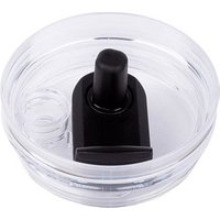 LURCH Deckel für Strohhalmbecher transparent/schwarz von LURCH