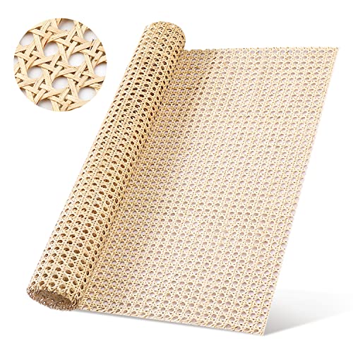 1 Rolle Cane Webbing Rattan, 40cm x 1m Natürliche Rattan Geweberolle für Caning Projekte Mesh Rattan Gewebe für Möbel Stühle Schränke von LUTER