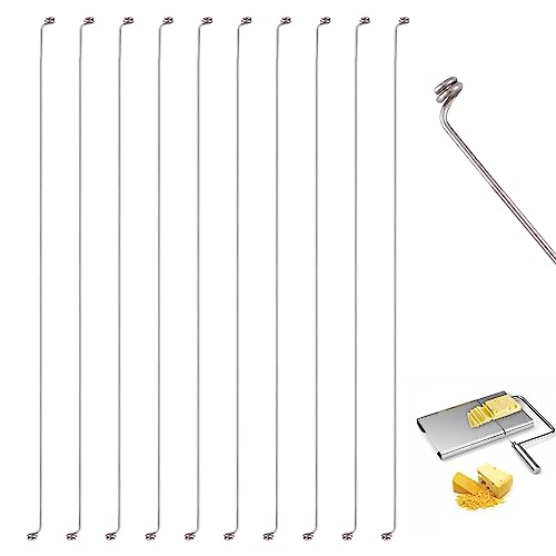 10 Stück Käsehobel Draht, 14cm Ersatzdrähte für Käsehobel Käseschneiderdrähte zum Schneiden von Weichkäse, Pasteten 10 Stück Käsehobel Draht, 14cm Ersatzdrähte für Käsehobel Käseschneiderdrähte zum Schneiden von Weichkäse, Pasteten von LUTER