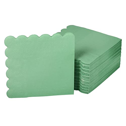 100 Stück Cocktailservietten Salbeigrün, 12 x 12 cm Exquisite Cocktail Servietten mit Muschelsaum dreilagig Cocktailservietten für Partys, Hochzeiten, Abendessen, Geburtstage 100 Stück Cocktailservietten Salbeigrün, 12 x 12 cm Exquisite Cocktail Servietten mit Muschelsaum dreilagig Cocktailservietten für Partys, Hochzeiten, Abendessen, Geburtstage von LUTER