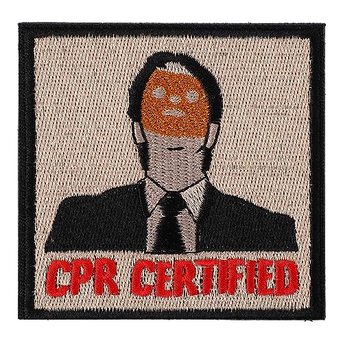 2 Stück CPR Zertifizierter Patch, Stickerei Patches Magischer Kleber Lustiger Klettverschluss Moral Patch für Taktische Rucksäcke Taktische Westen Erinnerungsstücke von LUTER