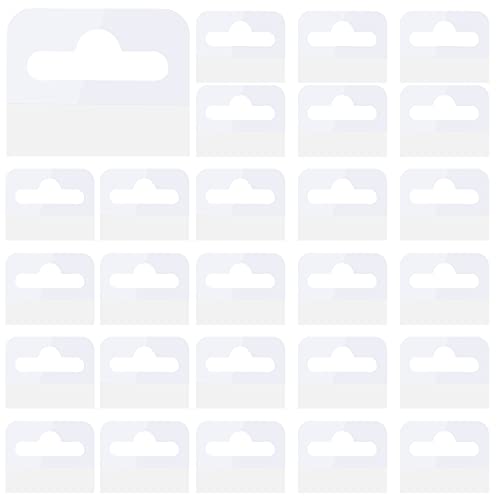 400stk Hängende Tabs, 45 x 40 mm Durchsichtige Selbstklebende Haken Loch-Hängeetiketten Selbstklebende Kunststoff-Hängeetiketten für Stecktafel-Display-Verkaufsartikel im Einzelhandel 400stk Hängende Tabs, 45 x 40 mm Durchsichtige Selbstklebende Haken Loch-Hängeetiketten Selbstklebende Kunststoff-Hängeetiketten für Stecktafel-Display-Verkaufsartikel im Einzelhandel von LUTER