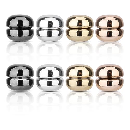 8 Stück Hijab Magneten, Vielseitig Einsetzbare Stiftlose Starke Hijab Nadeln Schal Magnetverschlussnadeln für Frauen Hijabs Schals Kleidung(Galvanisieren) von LUTER