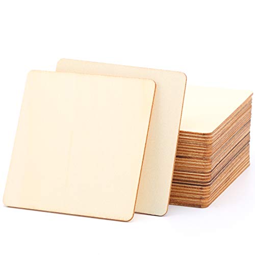 LUTER 28 Stück 10 x 10 cm aus Holz, quadratisch, unbehandelt, Scrabble-Fliesen für russische Berge, Brandmalerei, Schreiben, Weihnachtsdekoration und Bastelprojekte LUTER 28 Stück 10 x 10 cm aus Holz, quadratisch, unbehandelt, Scrabble-Fliesen für russische Berge, Brandmalerei, Schreiben, Weihnachtsdekoration und Bastelprojekte von LUTER
