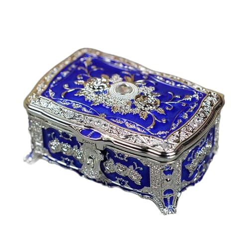 Schmuckkästen Kleine Schmuckschatulle for Ringe, Ohrringe, Halsketten, antiker Schmuck, Andenken, Geschenkbox, Schmuck-Organizer Geschenke Schmuckkästen Kleine Schmuckschatulle for Ringe, Ohrringe, Halsketten, antiker Schmuck, Andenken, Geschenkbox, Schmuck-Organizer Geschenke von LUTFI