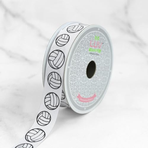 LUV RIBBONS GSO0708-VOL Ripsband 7/8 Zoll Sportband 9 Yard Volleyball von LUV RIBBONS