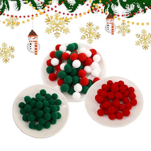 200 Stück Weihnachten Fluffy Pom Poms 1CM 2CM Rot Grün Weiß Flauschige Pom Weihnachten Filzkugeln für DIY Handwerk Feriengirlanden Hüte Weihnachtsbäume Wand Banner Xmas Party Dekoration 200 Stück Weihnachten Fluffy Pom Poms 1CM 2CM Rot Grün Weiß Flauschige Pom Weihnachten Filzkugeln für DIY Handwerk Feriengirlanden Hüte Weihnachtsbäume Wand Banner Xmas Party Dekoration von LUVDECO