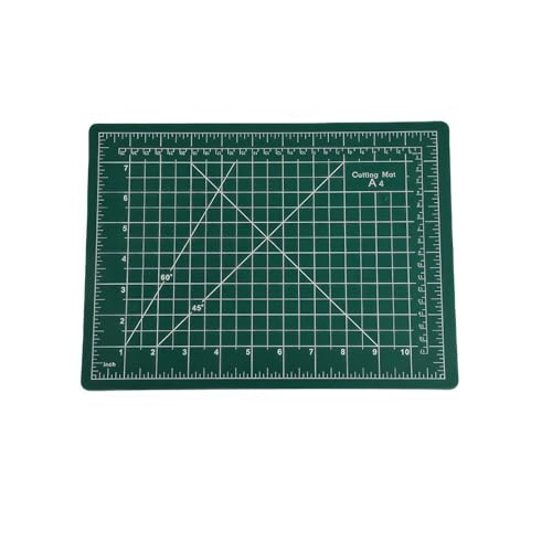 Doppelseitige A4 Selbstheilende Schneidematte Grün Professionelle Gitterlinien für Kunst und Handwerk Doppelseitige A4 Selbstheilende Schneidematte Grün Professionelle Gitterlinien für Kunst und Handwerk von LUXIANDA