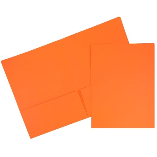 9 x 12 Presentation Folders - Mandarin Orange (10Qty.) by Envelopes.com von LUXPaper