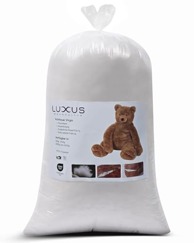 Luxus Füllwatte 100g - Waschbar & Allergikerfreundlich - Bastelwatte, Kissenfüllung & Füllmaterial für Kissen, Watte für Wolkendecke & DIY Projekte, 95°C Waschbar, Oeko-Tex Zertifiziert Luxus Füllwatte 100g - Waschbar & Allergikerfreundlich - Bastelwatte, Kissenfüllung & Füllmaterial für Kissen, Watte für Wolkendecke & DIY Projekte, 95°C Waschbar, Oeko-Tex Zertifiziert von LUXUS WOHNKULTUR