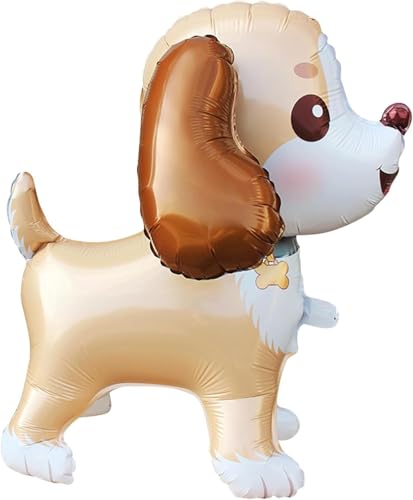 3D Tier Ballons Stehend Haustier Hund, Welpen Hunde Geburtstag Party Supplies, Kinder Tier Thema Ballons, Geburtstag Party Dekorationen Geschenk (Hund) von LUYANFX