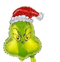 LUYIEDHA Luftballons Weihnachten 6 Stück Weihnachtsballons Grinch Weihnachten Luftballons Folienballon für Weihnachtens Neujahr Geburtstag Party Deko (Grün) von LUYIEDHA