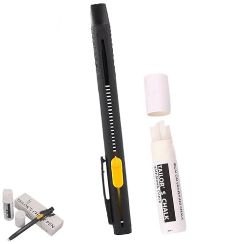 LUYJWZN Heat Erasable Fabric Marker for Sewing, Washable Erasable Replaceable Refill Marker Pen, Heat Erasables Pens for Fabric, Embroidery, Quilting (1PCS) von LUYJWZN