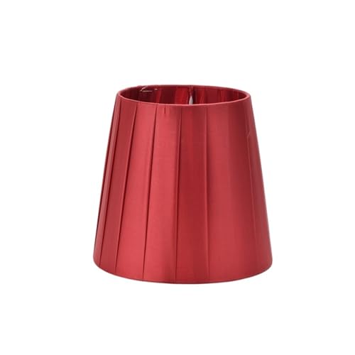 LUYSGBXR Lampenschirm 2 Stück 14 cm kleine Kronleuchter-Lampenschirme aus Glas, Moderne Wand-Laser-Abdeckung, for Anklipsen for Schlafzimmer und Wohnzimmer(Wine red) von LUYSGBXR