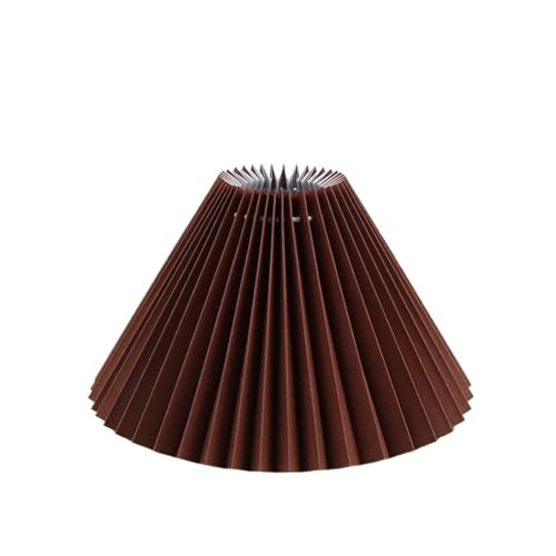 LUYSGBXR Lampenschirm 2 stücke Solide Druck Einstellbare Plissee Stoff Ersatz Lampe Schatten Tisch Stehen Boden Licht Dekorieren Abdeckung(Blue) von LUYSGBXR