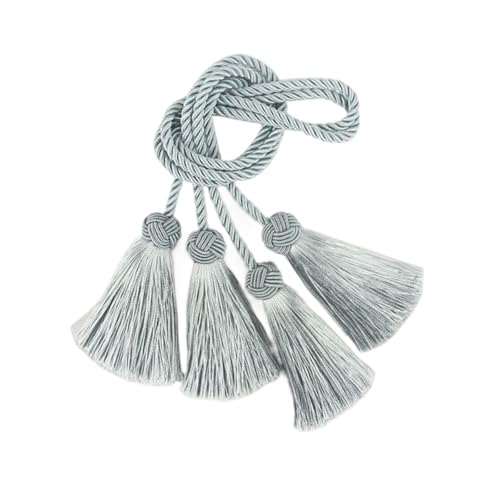 LUYSGBXR Raffhalter Für Vorhänge 1 Paar Quaste Fringe Trim Quasten Zimmer Dekoration Vorhang Zubehör(Blue 2) von LUYSGBXR