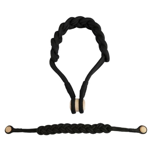 LUYSGBXR Raffhalter Für Vorhänge 1Pc Vorhang Tieback Zimmer Zubehör Vorhang Halter Clip Baumwolle Seil Schnalle(Black) von LUYSGBXR