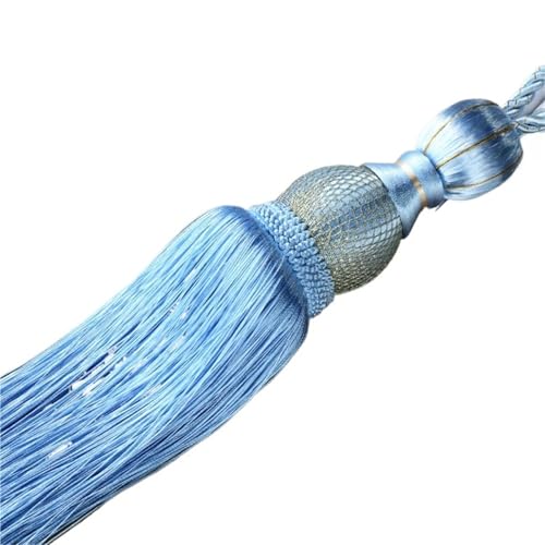 LUYSGBXR Raffhalter Für Vorhänge 1pc Vorhang Schnalle Clips & Raffhalter Pflicht Dekorative Halter for Vorhänge Quasten(Blue 3) von LUYSGBXR