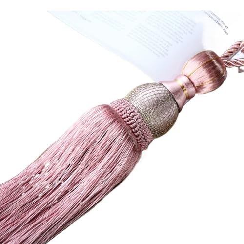 LUYSGBXR Raffhalter Für Vorhänge 1pc Vorhang Schnalle Clips & Raffhalter Pflicht Dekorative Halter for Vorhänge Quasten(Pink 1) von LUYSGBXR