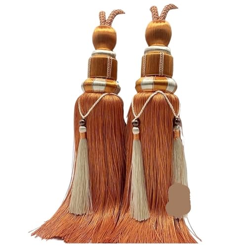 LUYSGBXR Raffhalter Für Vorhänge 2 PCS Vorhang Quaste Riemen Paar Set Krawatte Krawatte Wohnzimmer Dekoration(Tieback1) von LUYSGBXR