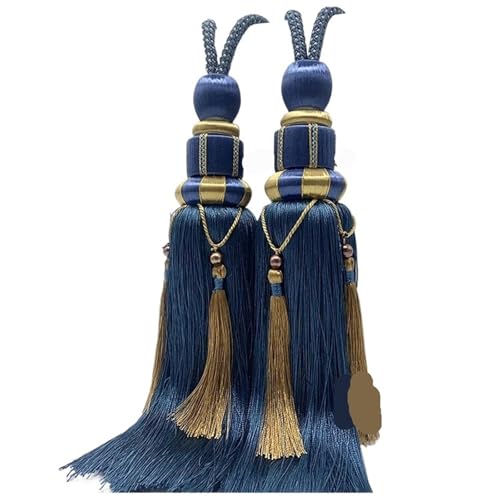 LUYSGBXR Raffhalter Für Vorhänge 2 PCS Vorhang Quaste Riemen Paar Set Krawatte Krawatte Wohnzimmer Dekoration(Tieback11) von LUYSGBXR