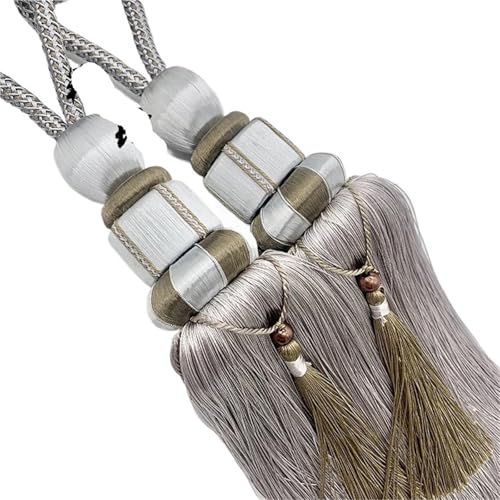 LUYSGBXR Raffhalter Für Vorhänge 2 PCS Vorhang Quaste Riemen Paar Set Krawatte Krawatte Wohnzimmer Dekoration(Tieback14) von LUYSGBXR