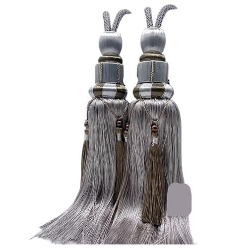 LUYSGBXR Raffhalter Für Vorhänge 2 PCS Vorhang Quaste Riemen Paar Set Krawatte Krawatte Wohnzimmer Dekoration(Tieback2) von LUYSGBXR