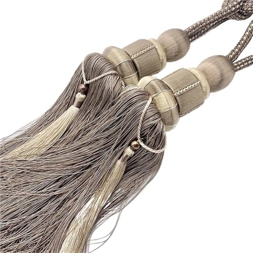 LUYSGBXR Raffhalter Für Vorhänge 2 PCS Vorhang Quaste Riemen Paar Set Krawatte Krawatte Wohnzimmer Dekoration(Tieback4) von LUYSGBXR