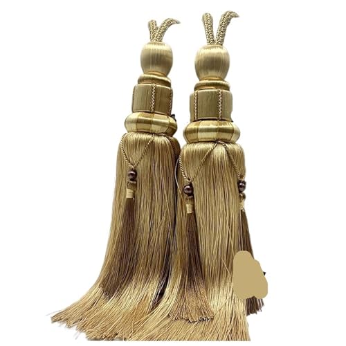 LUYSGBXR Raffhalter Für Vorhänge 2 PCS Vorhang Quaste Riemen Paar Set Krawatte Krawatte Wohnzimmer Dekoration(Tieback6) von LUYSGBXR