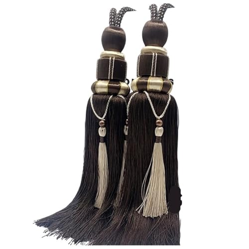 LUYSGBXR Raffhalter Für Vorhänge 2 PCS Vorhang Quaste Riemen Paar Set Krawatte Krawatte Wohnzimmer Dekoration(Tieback8) von LUYSGBXR