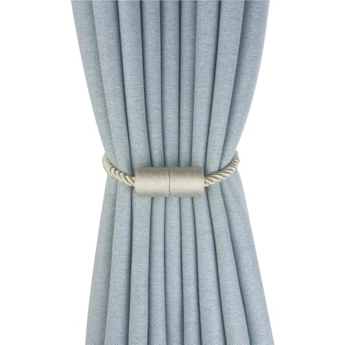 LUYSGBXR Raffhalter Für Vorhänge 2Pcs Vorhang Halter Fenster Raffhalter for Wohnkultur Wiederverwendbare(Beige) von LUYSGBXR