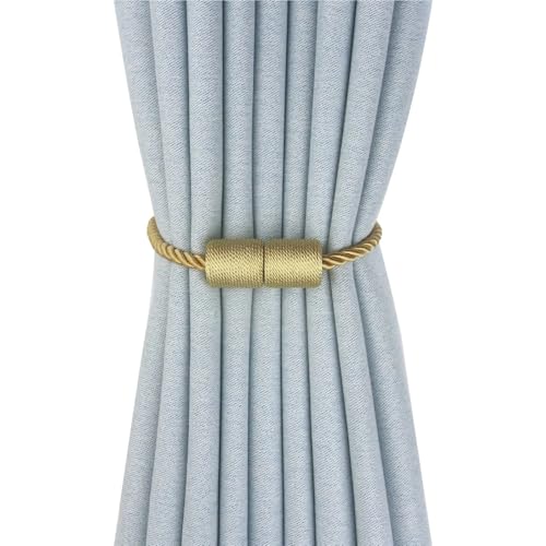 LUYSGBXR Raffhalter Für Vorhänge 2Pcs Vorhang Halter Fenster Raffhalter for Wohnkultur Wiederverwendbare(Yellow) von LUYSGBXR