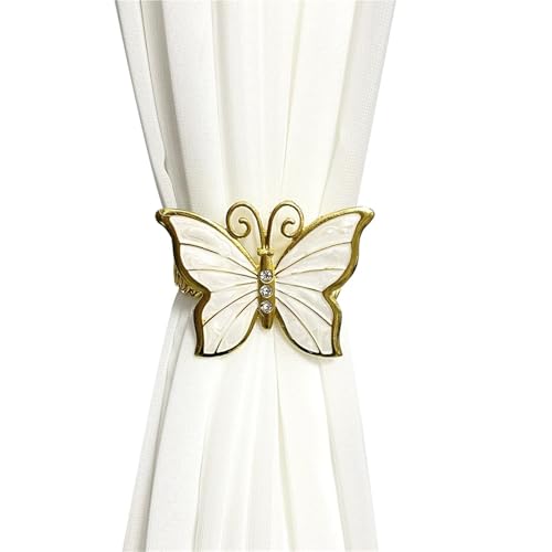 LUYSGBXR Raffhalter Für Vorhänge 2Pcs Vorhang Tieback Holdback Perle Vorhang Clips Schnalle Vorhang Halter(Style 1) von LUYSGBXR