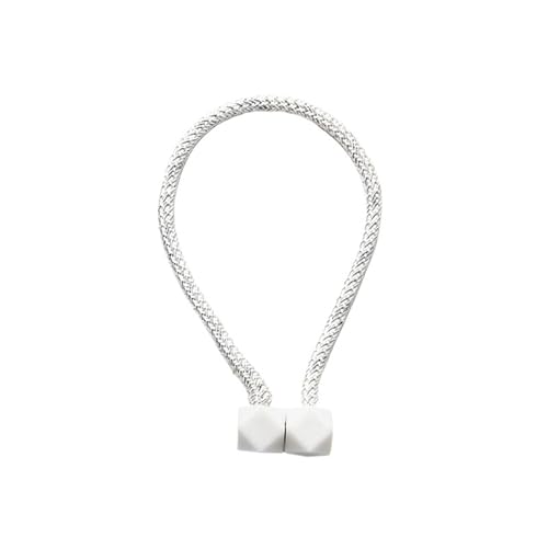 LUYSGBXR Raffhalter Für Vorhänge Einfarbige Vorhanghaken Raffhalter Raffhalter Holdbacks Vorhang Raffhalter(White 1) von LUYSGBXR