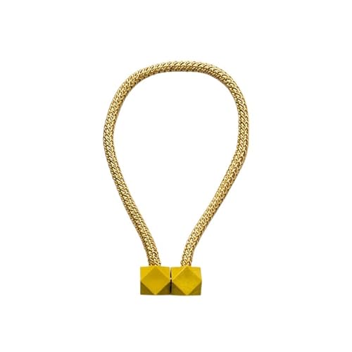 LUYSGBXR Raffhalter Für Vorhänge Einfarbige Vorhanghaken Raffhalter Raffhalter Holdbacks Vorhang Raffhalter(Yellow) von LUYSGBXR