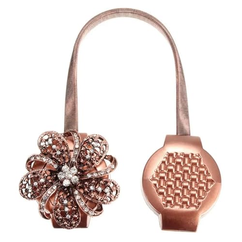 LUYSGBXR Raffhalter Für Vorhänge Vorhänge Raffhalter Einziehbare Vorhangclips Holdbacks Raffhalter for Wohnkultur(Red) von LUYSGBXR