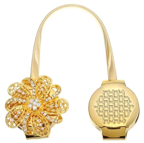 LUYSGBXR Raffhalter Für Vorhänge Vorhänge Raffhalter Einziehbare Vorhangclips Holdbacks Raffhalter for Wohnkultur(Yellow) von LUYSGBXR
