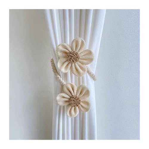 LUYSGBXR Raffhalter Für Vorhänge Vorhang Krawatte Seil Halten Schnalle Clips Zubehör Halter Home Dekorationen(White) von LUYSGBXR