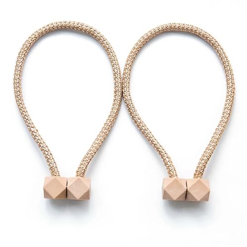 LUYSGBXR Raffhalter Für Vorhänge Vorhang Krawatte Seil Rücken Holdbacks Clips Zubehör Home Dekorationen Bindung Seil(Pink 1,2PCS) von LUYSGBXR