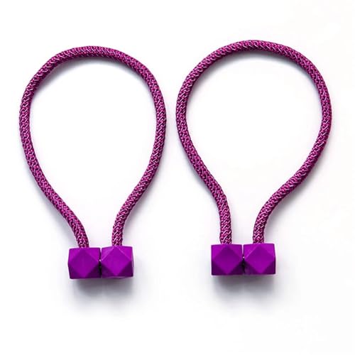 LUYSGBXR Raffhalter Für Vorhänge Vorhang Krawatte Seil Rücken Holdbacks Clips Zubehör Home Dekorationen Bindung Seil(Purple,1PC) von LUYSGBXR