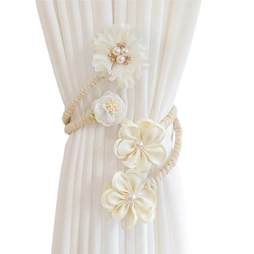 LUYSGBXR Raffhalter Für Vorhänge Vorhang Raffhalter Seil Vorhanghalter Vorhang Raffhalter Vorhanghalter(White) von LUYSGBXR