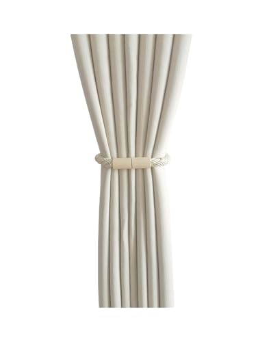 LUYSGBXR Raffhalter Für Vorhänge Vorhang-Raffhalter mit Schnallen, geeignet for die Heimdekoration im Schlafzimmer(Beige 1) von LUYSGBXR