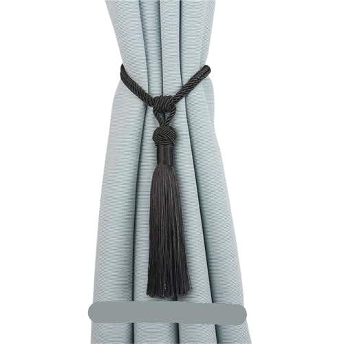 LUYSGBXR Raffhalter Für Vorhänge Vorhanghalter Raffhalter Schnallenclips Vorhanggurte Vorhangquasten Raffhalter(Grey) von LUYSGBXR
