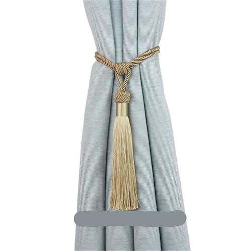 LUYSGBXR Raffhalter Für Vorhänge Vorhanghalter Raffhalter Schnallenclips Vorhanggurte Vorhangquasten Raffhalter(Yellow) von LUYSGBXR