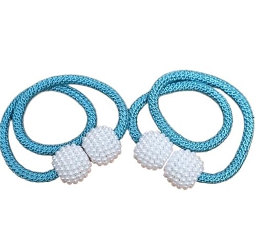 LUYSGBXR Raffhalter Für Vorhänge Vorhangschnalle Vorhanghalter Raffhalter Schnalle Clips Raffhalter Vorhang Dekor Zubehör(Blue,1 PCS) von LUYSGBXR