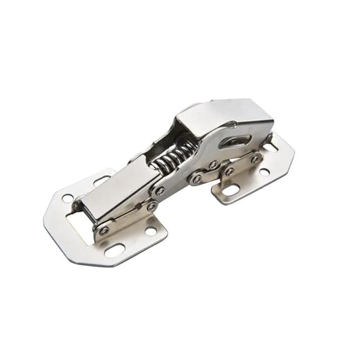 LUYSGBXR Schrank Scharniere 4PCS 3 Zoll Schrank Hydraulische Scharnier 90 Grad Kein Bohren Loch Schrank Tür Soft-Close Scharniere 4 Zoll möbel Scharnier(4 Inch) von LUYSGBXR
