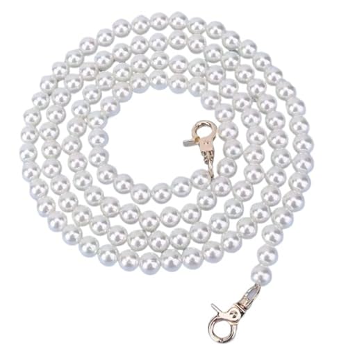 Perlenkette Verlängerung Modische Umhängetasche mit Perlenkette und Umhängeband for Handyhülle, Tasche, Zubehör, kurze Handkette, Kamera kann mit Schultergurt getragen werden(Triple clamp -40cm) von LUYSGBXR