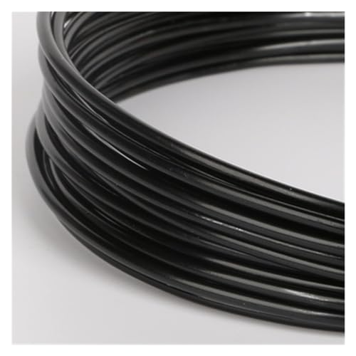 1/1,5/2/2,5/5 mm Schwarzer weicher Aluminiumdraht Draht für Perlen für Armbänder Halsketten Schmuck Herstellung DIY Handwerk Zubehör für DIY Schnitzerei, Schmuckherstellung von LVCHAO